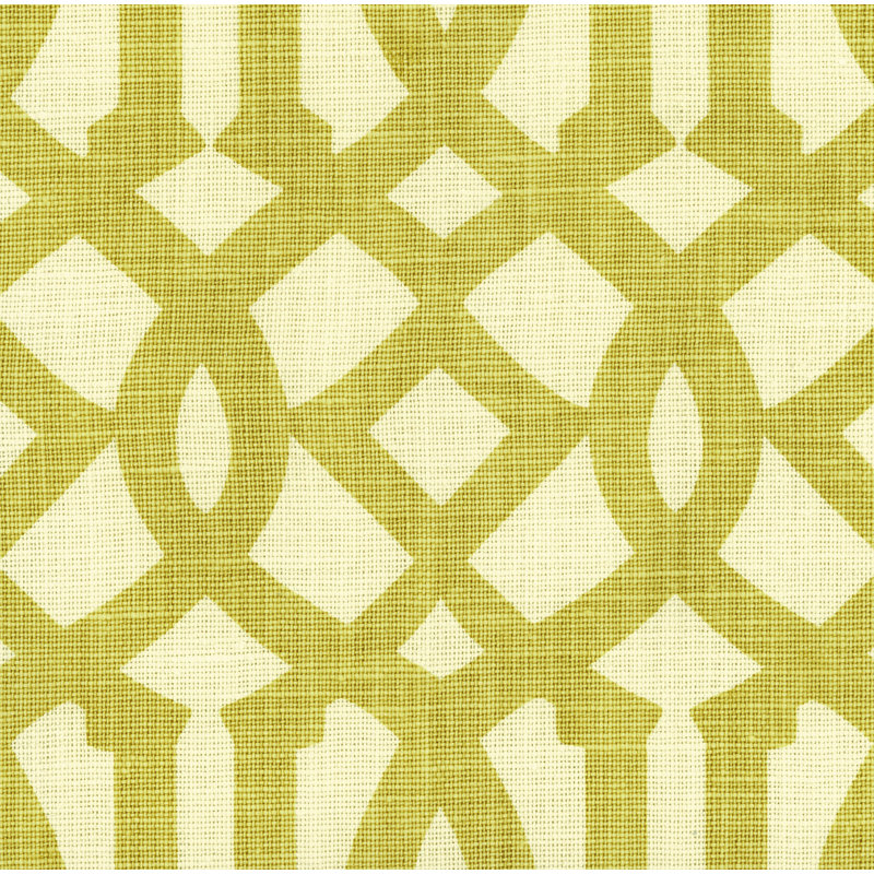 Tissu Imperial, Citrine / ivoire