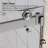 Catalyst 56"- 61" W x 66" H Double Sliding Frameless Shower Tub Door in Brushed Nickel with 3/8" Clear Glass-96391535