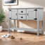 Armoires de cuisine rustiques en bois de 46,5 po