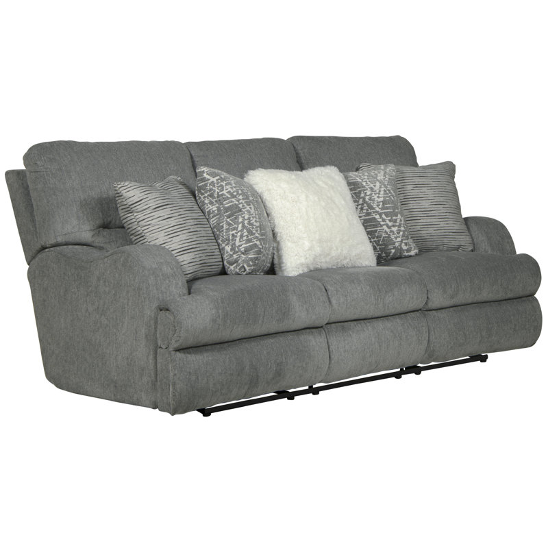 Canapé inclinable en chenille de 84 po Cytheria, Manuel