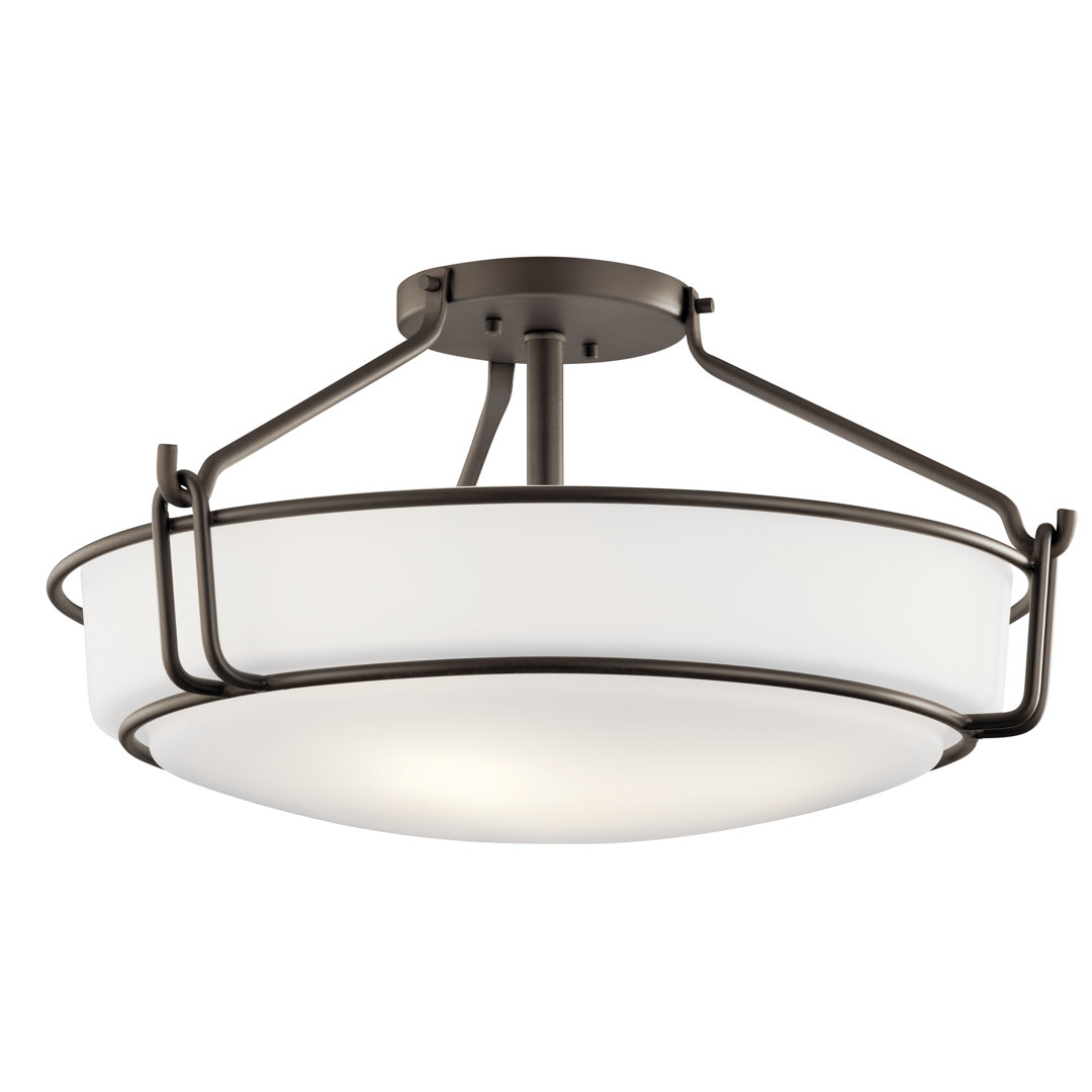 Horan 4 - Light 22" Semi Flush Mount Latitude Run® Fixture 