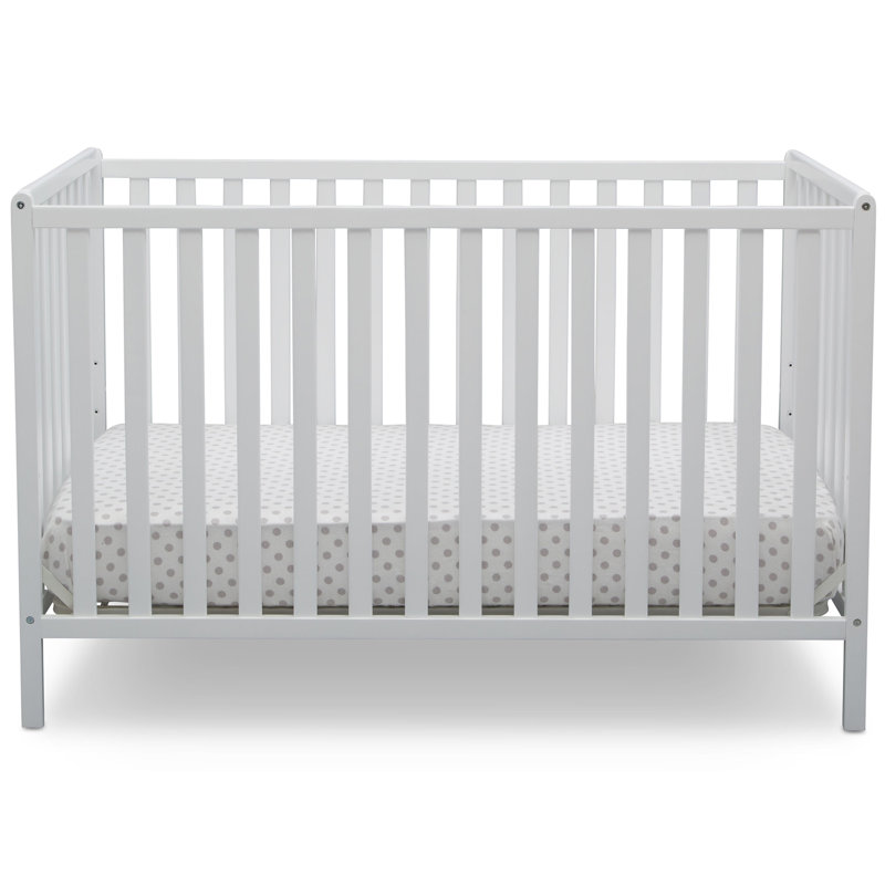 Bianca White Wooden 4-in-1 Convertible Crib