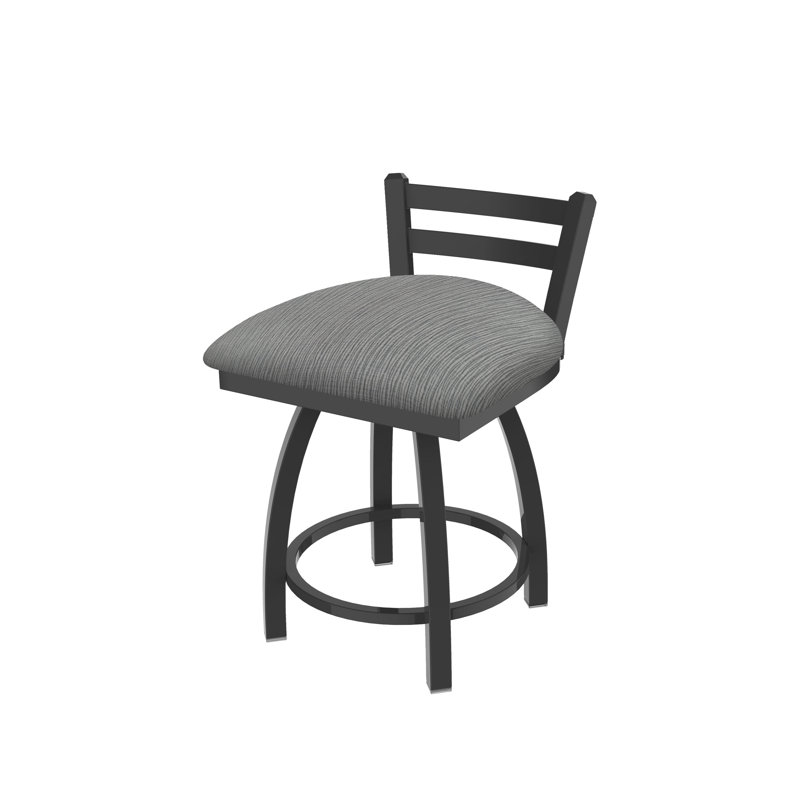 Tabouret de coiffeuse Jackie, Tissu-graphique alpin, Étain