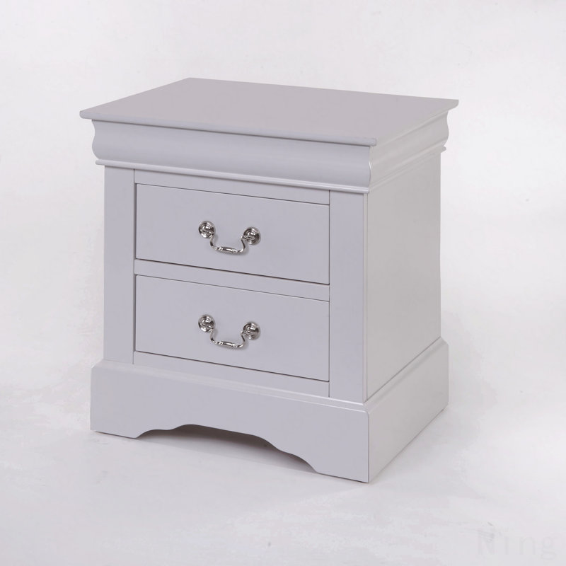Table de chevet blanche