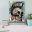 «Punk Skull» par Dean Russo Studios, art mural sur toile-1623829367