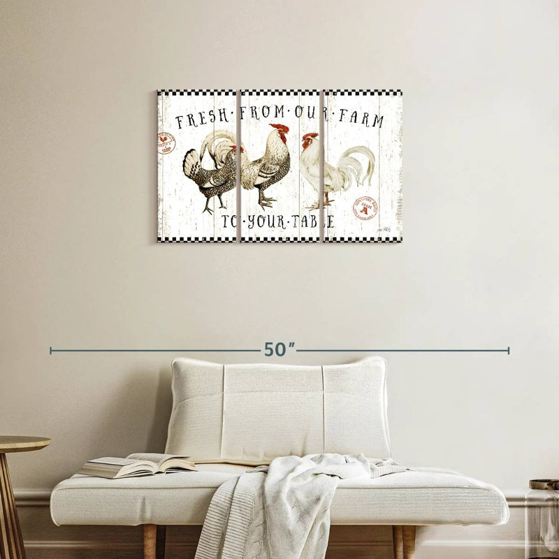 Plaque murale Kema Free Range Fresh I, H 20 po x l 33 po