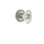 Grandeur Soleil Rosette Privacy with Biarritz Crystal Door Knob
