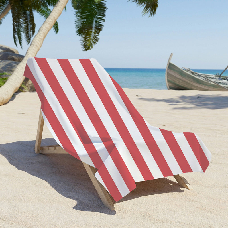 Serviette de plage surdimensionnée à rayures pour piscine, hommes et femmes, E