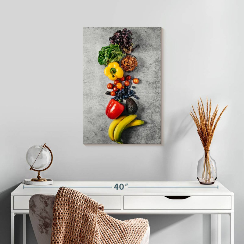 Yarlin Fruit And Vegetable Lineup, 24" H x 16" W