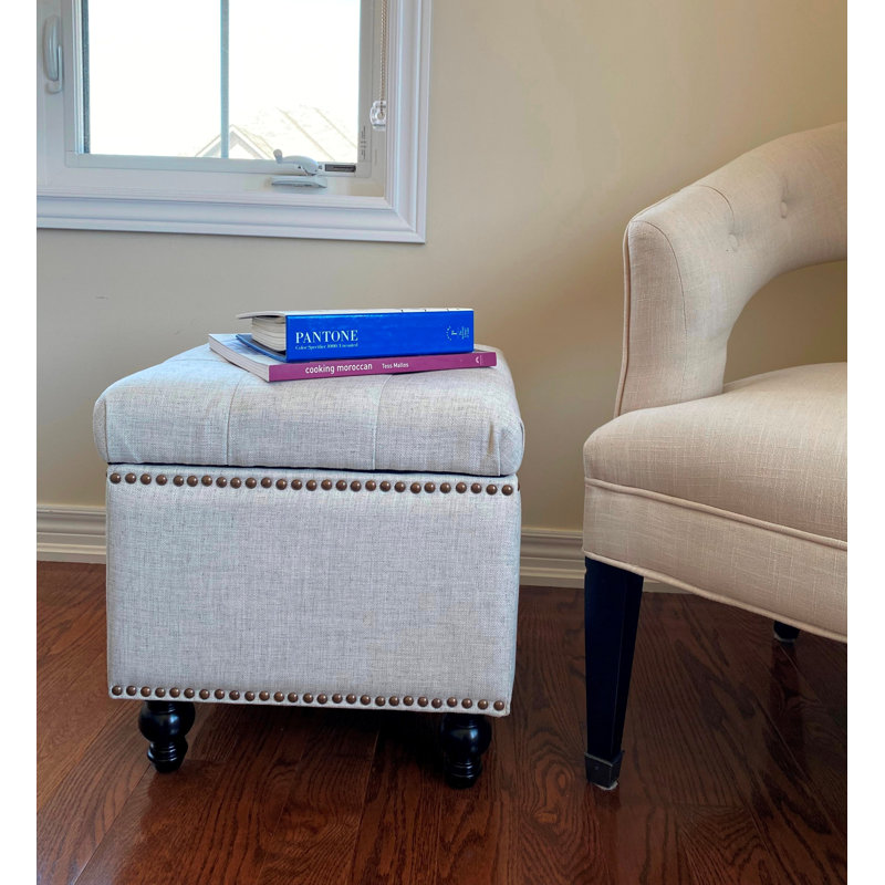 Repose-pieds SEAT4U Beckmann, Mélange de polyester ivoire