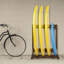 Wood Freestanding Ski/Snowboard Rack-1441226342