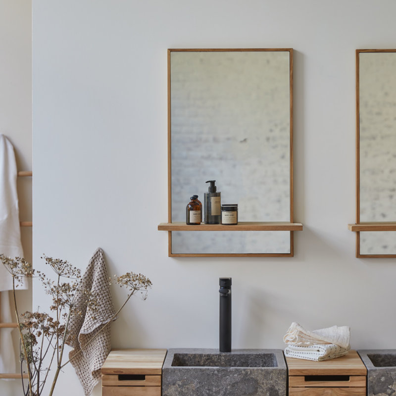 Galyno 50mm W 75mm H Wall Mounted Required Medicine Cabinet Mirror