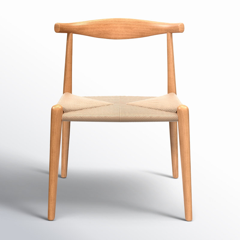 Chaise en bois massif Ardo, Naturel