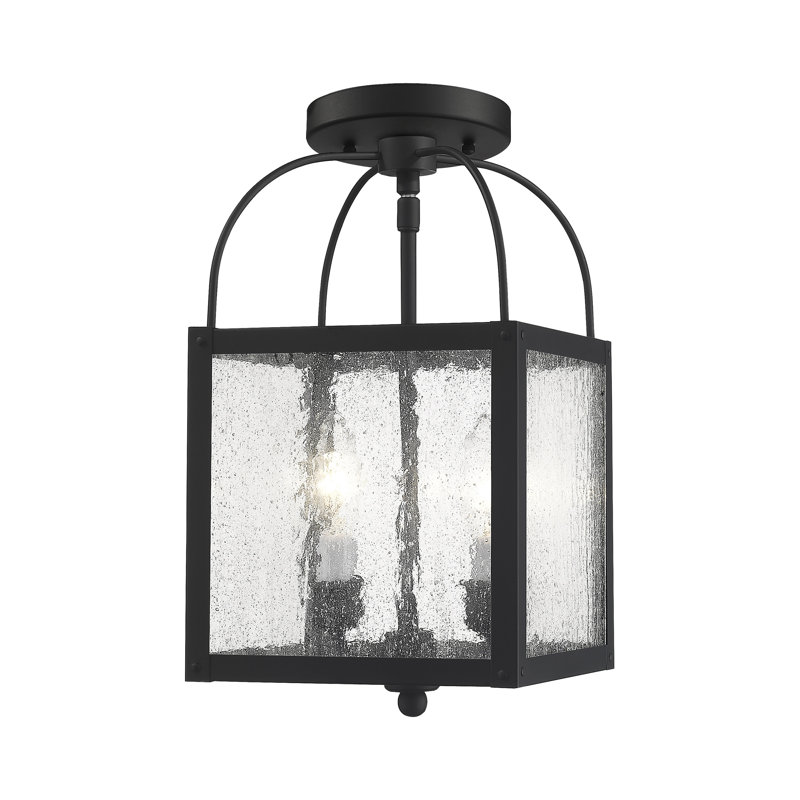Amores 2 - Light Pendant, Black, Seeded