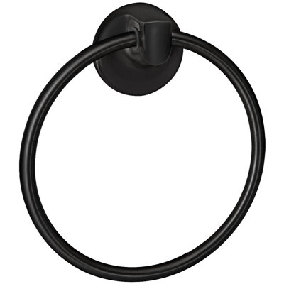 Infinity Towel Ring - Black