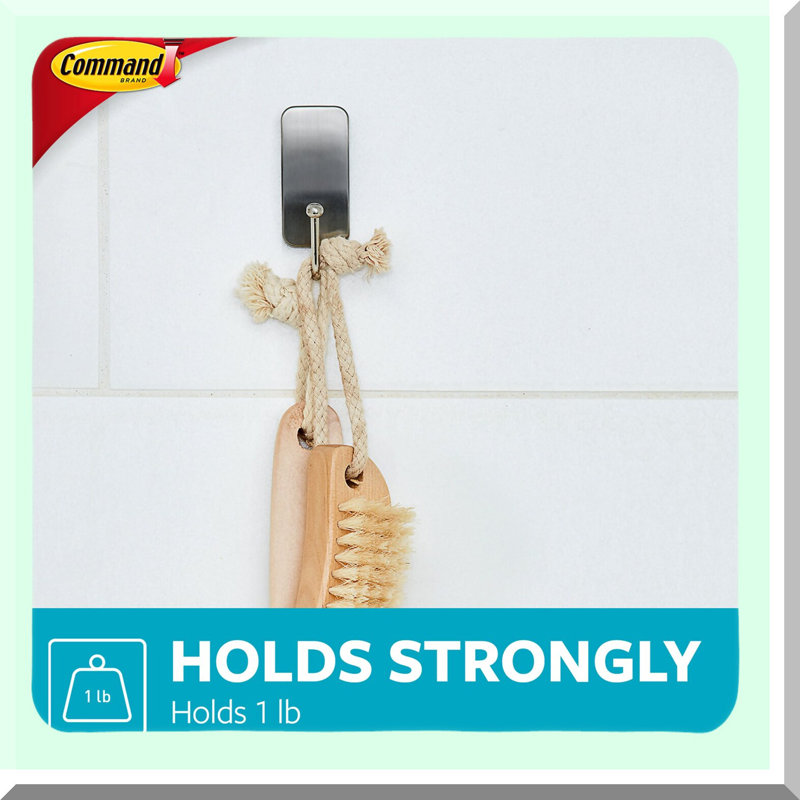 Nickel Elegance Bath Hook Set
