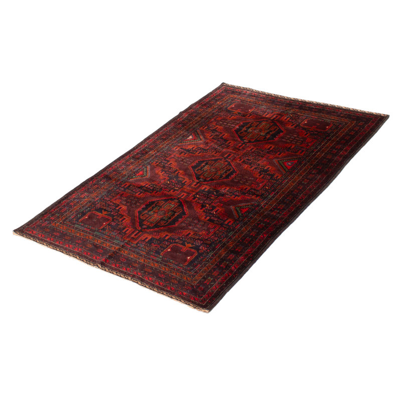 Teimani Red Rug 3'11" x 6'3"