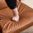 25" W Tufted Accent Chair with Solid Wood Legs-111045824-124296875