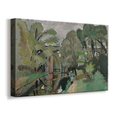 Landscape with a Bridge / Canal-Henri Matisse-Gallery Wrapped Canvas-c. early 20th Century