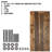 Wood Coffee Table With Industrial Steel Pipe Leg 18 In. X 36 In. X 17.75 In.-59020238