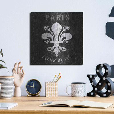 Ophelia & Co. 'RefurbisArted Fleur-de-lis' by Wild Apple Portfolio, Metal Wall Art