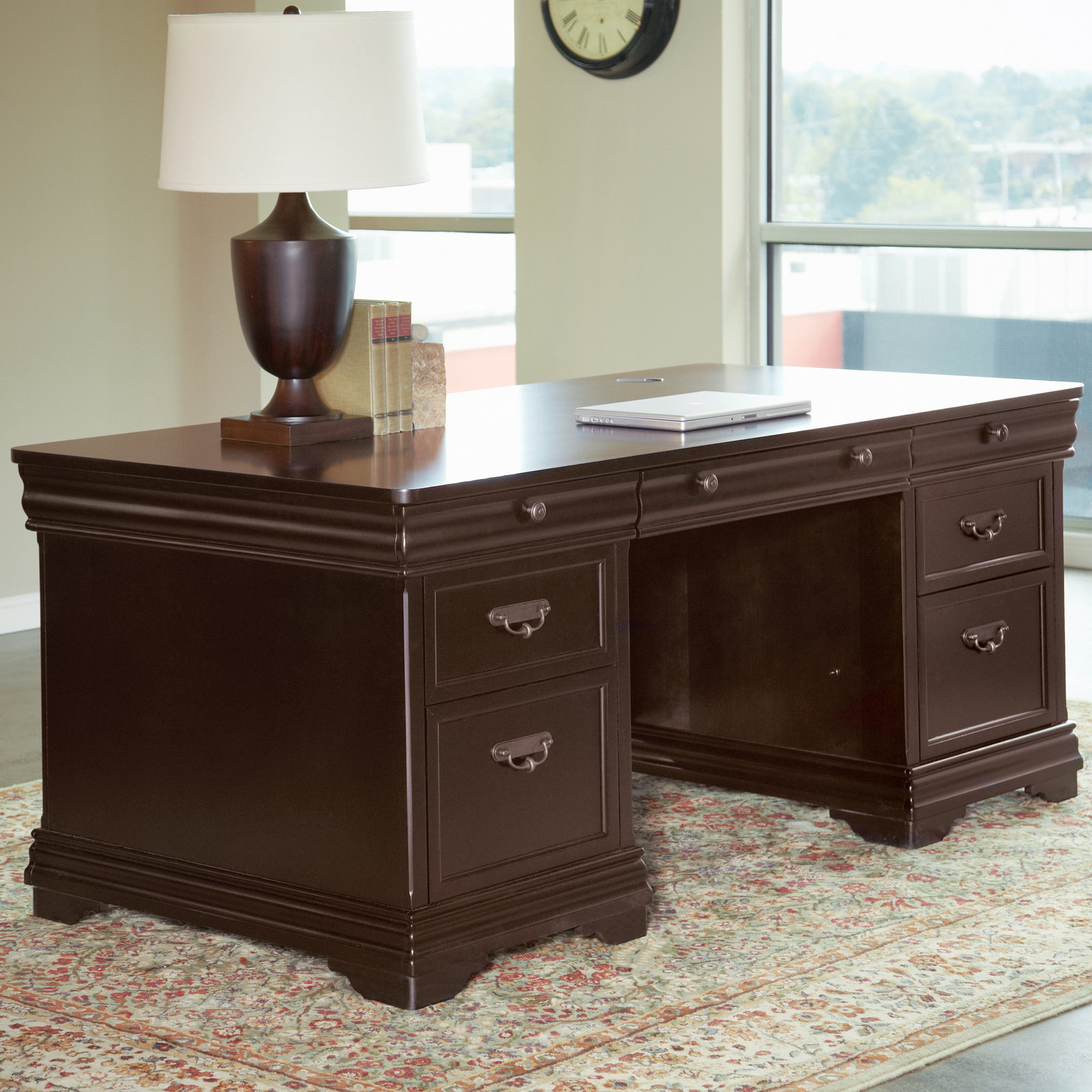 Executive Desk, 30" H x 72" W x 24" D