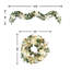 32" Holiday Hydrangea Wreath and 9' Garland