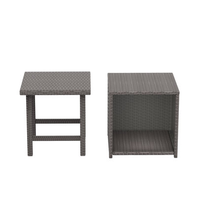 Square Outdoor Side Table , 17'' in. W 17'' in. D