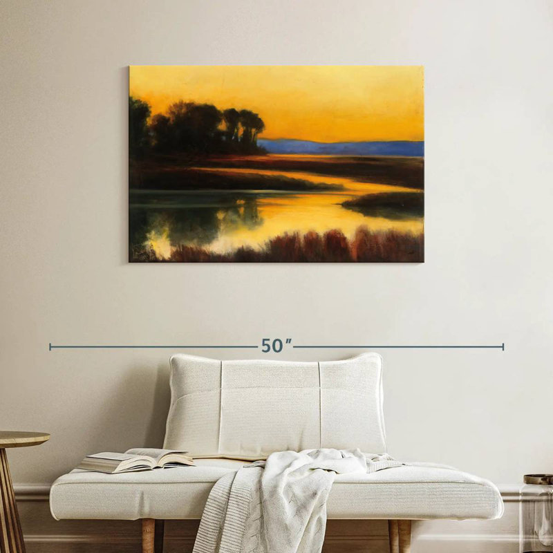 Alvord Yellow Twilight, 26" H x 39" W