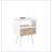 Rattan End Table With Drawer And Solid Wood Legs, Nightstand For Storage And Charging-1318840012