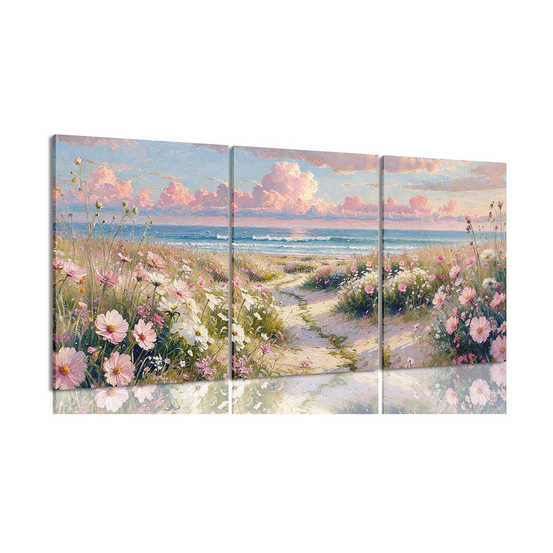 3 Piece Wrapped Canvas Wall Art