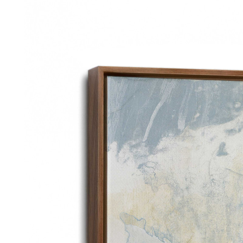 "Texture Collage I" par June Erica Vess, reproduction d'art sur toile, H 12 po x l 12 po, Brun