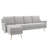 Valerie Upholstered L-Shaped Sectional Reversible