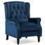 Conatser 78cm Wide Velvet Wing Chair Recliner-321858380