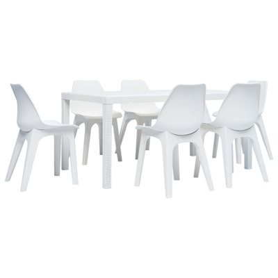 6 - Person Patio Dining Set with Rectangular Table