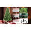 Arbre de Noël classique de 5 pi, 967 pointes en PE +, apparence réaliste, branches articulées pour une installation en douceur, support en métal stable et facile à installer, décoration des Fêtes