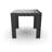 Dulcie 22.5" Square Metal Outdoor Side Table