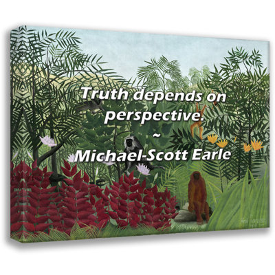Citation de Michael-Scott Earle: La réalité dépend de la perspective.