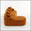 Canapé à compression polyvalent en chenille avec méridienne et coussins pour la maison, alliant confort et style-780812945-780812950