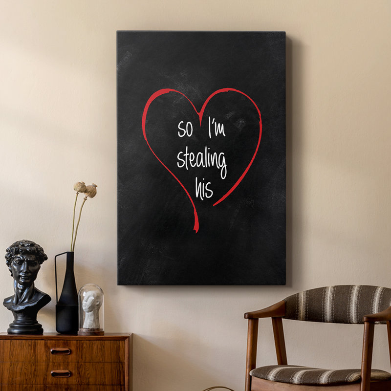 Cœur volé II - galerie Cavas sur mesure, H 36 po x l 24 po