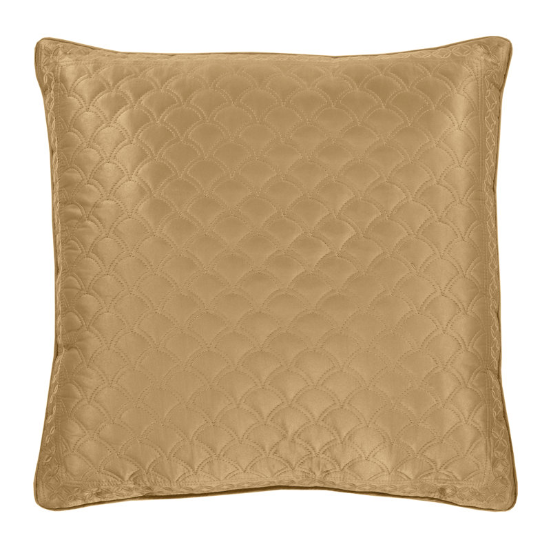 Coussin décoratif carré Lyndon, Doré