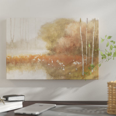 « automne-moyen », reproduction d’impression sur toile tendue