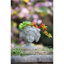 Pot de fleurs mural en ciment pour l'intérieur et l'extérieur, 8 po x 4 po x 9 po