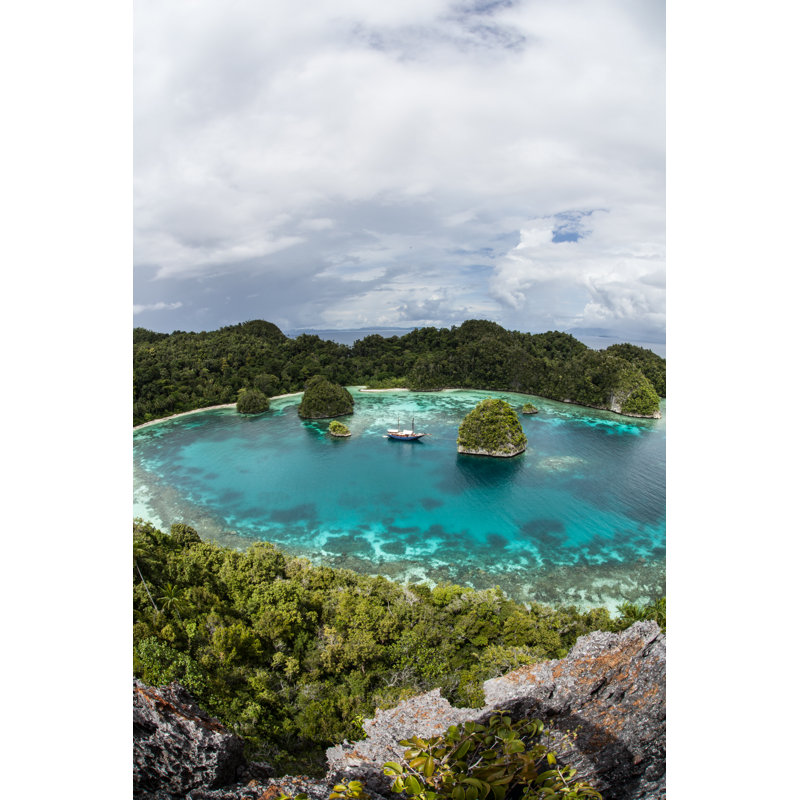 Tropical Pacific Island by Velvetfish - Wrapped Canvas Print, 30cm H x 20cm W x 3.8cm D