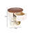 Multi-functional End Table Cat Home With Drawer