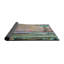 Tapis vert/bleu à motifs-472647672