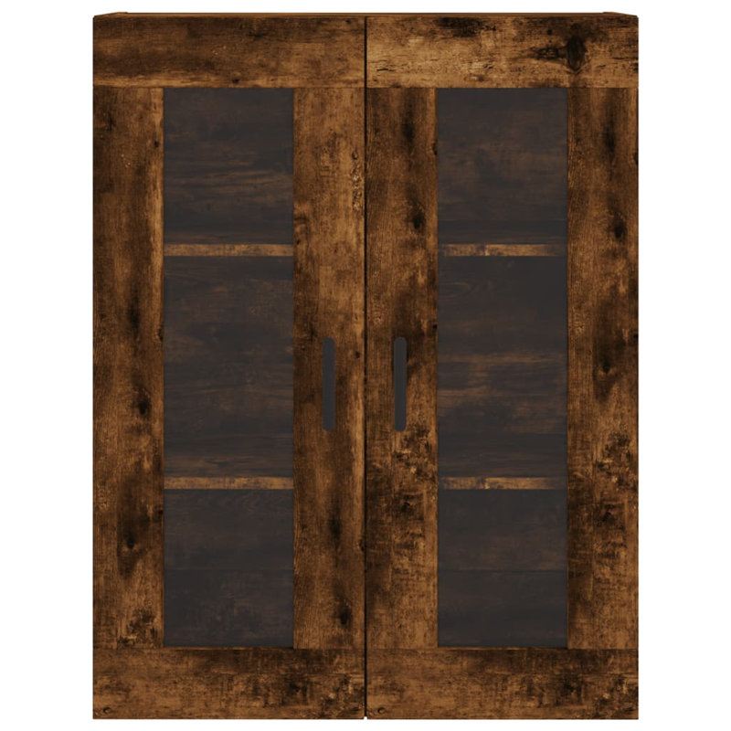 Menca Bathroom Cabinet, Smoked Oak