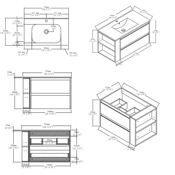 Dimensions du produit