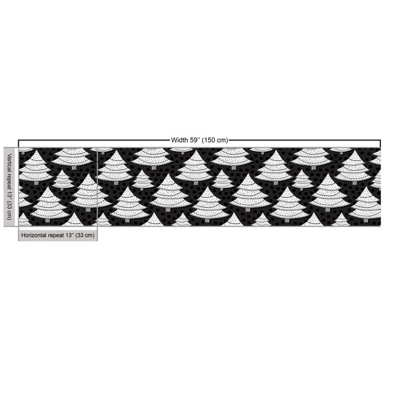 Laylah Ornate Trees Fabric