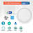 5 in.Round 10.3-Watt LED Flush Mount Light, 850 Lumens-111706974-112236393